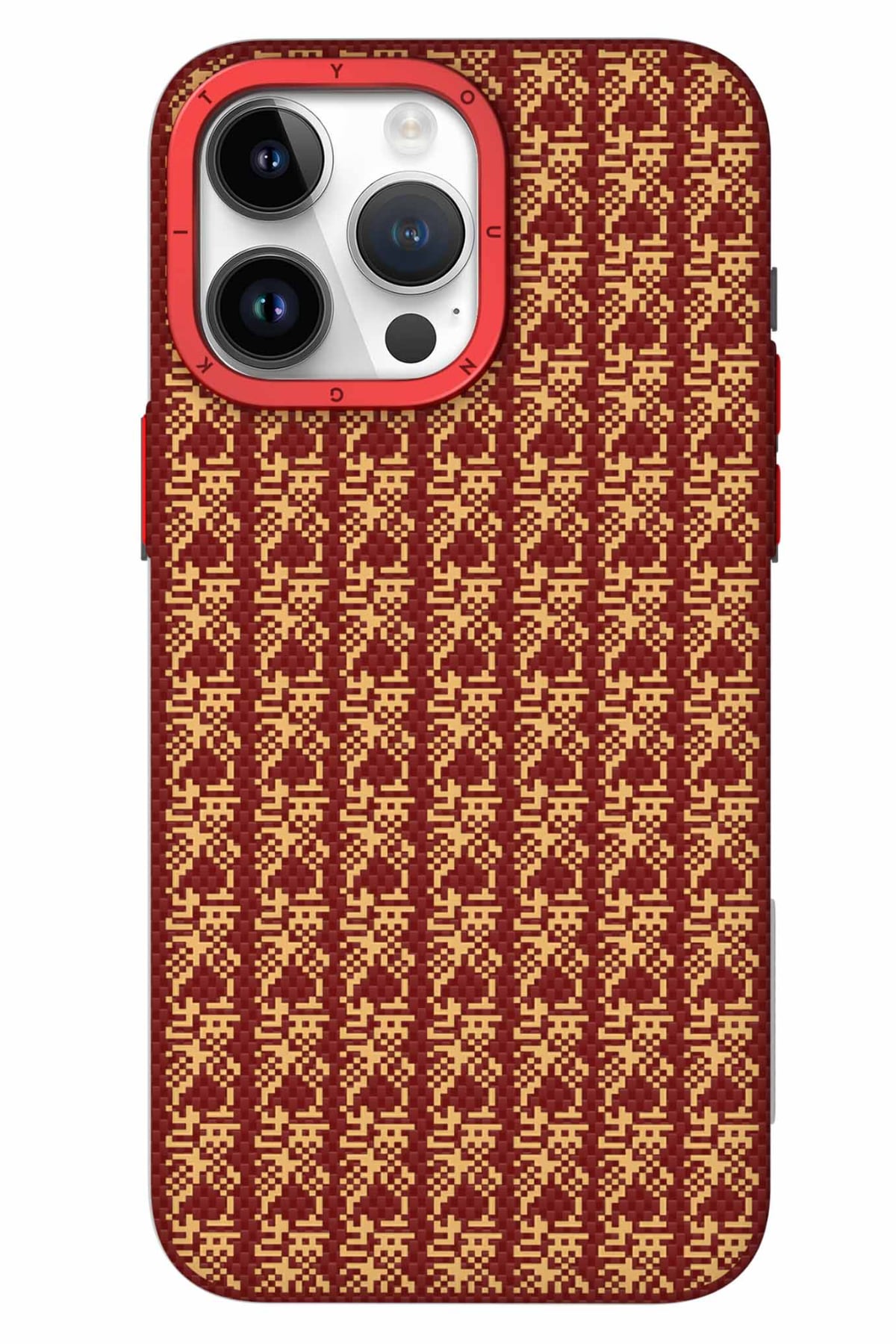 Youngkit Auspicious Loong iPhone 14 Pro Max Magsafe Uyumlu Kevlar Kılıf  Youngkit
