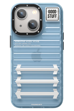 Youngkit Luggage Firefly iPhone 13 Mavi Kılıf  Youngkit