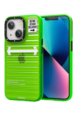 Youngkit Luggage Firefly iPhone 13 Yeşil Kılıf  Youngkit