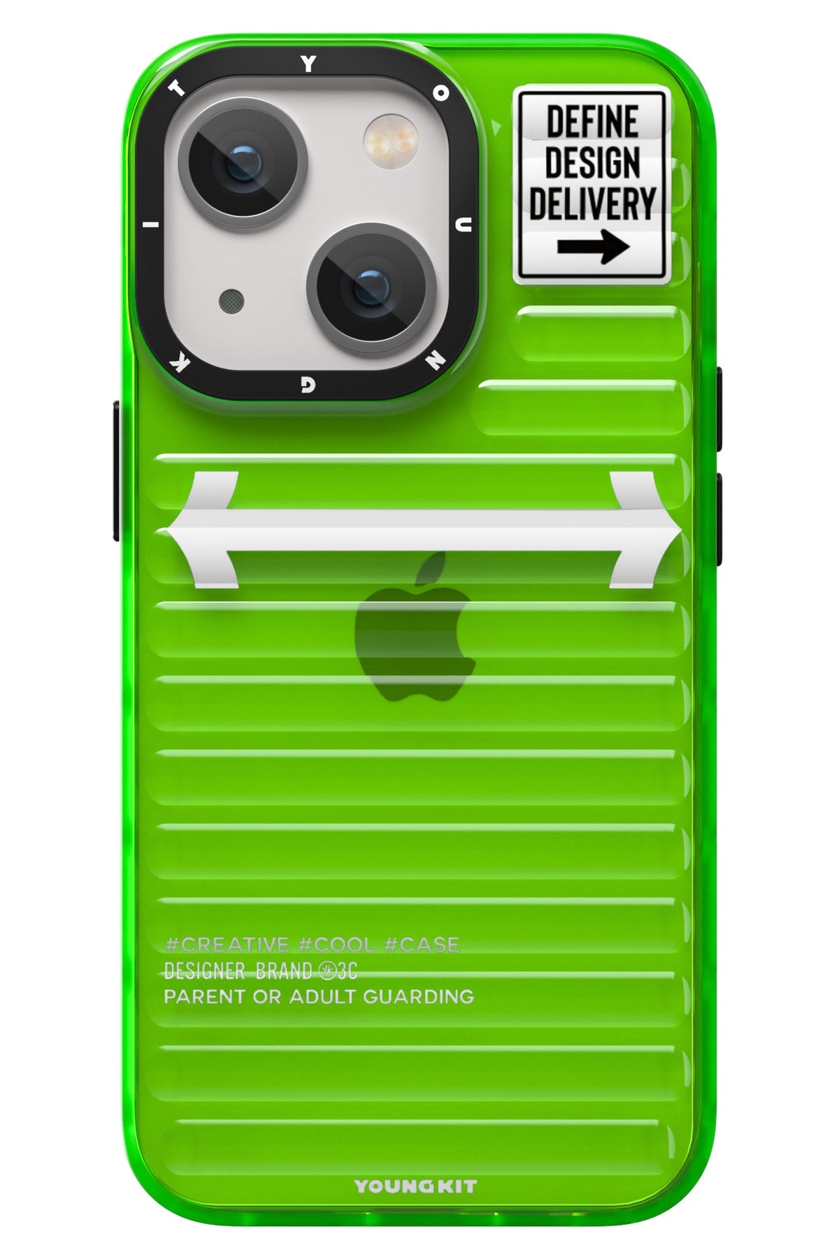 Youngkit Luggage Firefly iPhone 13 Yeşil Kılıf  Youngkit