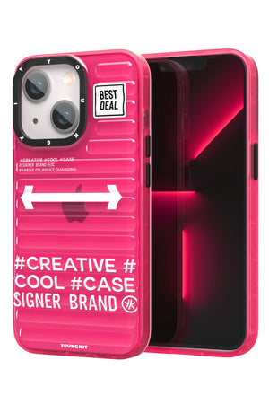 Youngkit Luggage Firefly iPhone 13 Kırmızı Kılıf  Youngkit