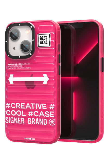 Youngkit Luggage Firefly iPhone 13 Kırmızı Kılıf  Youngkit