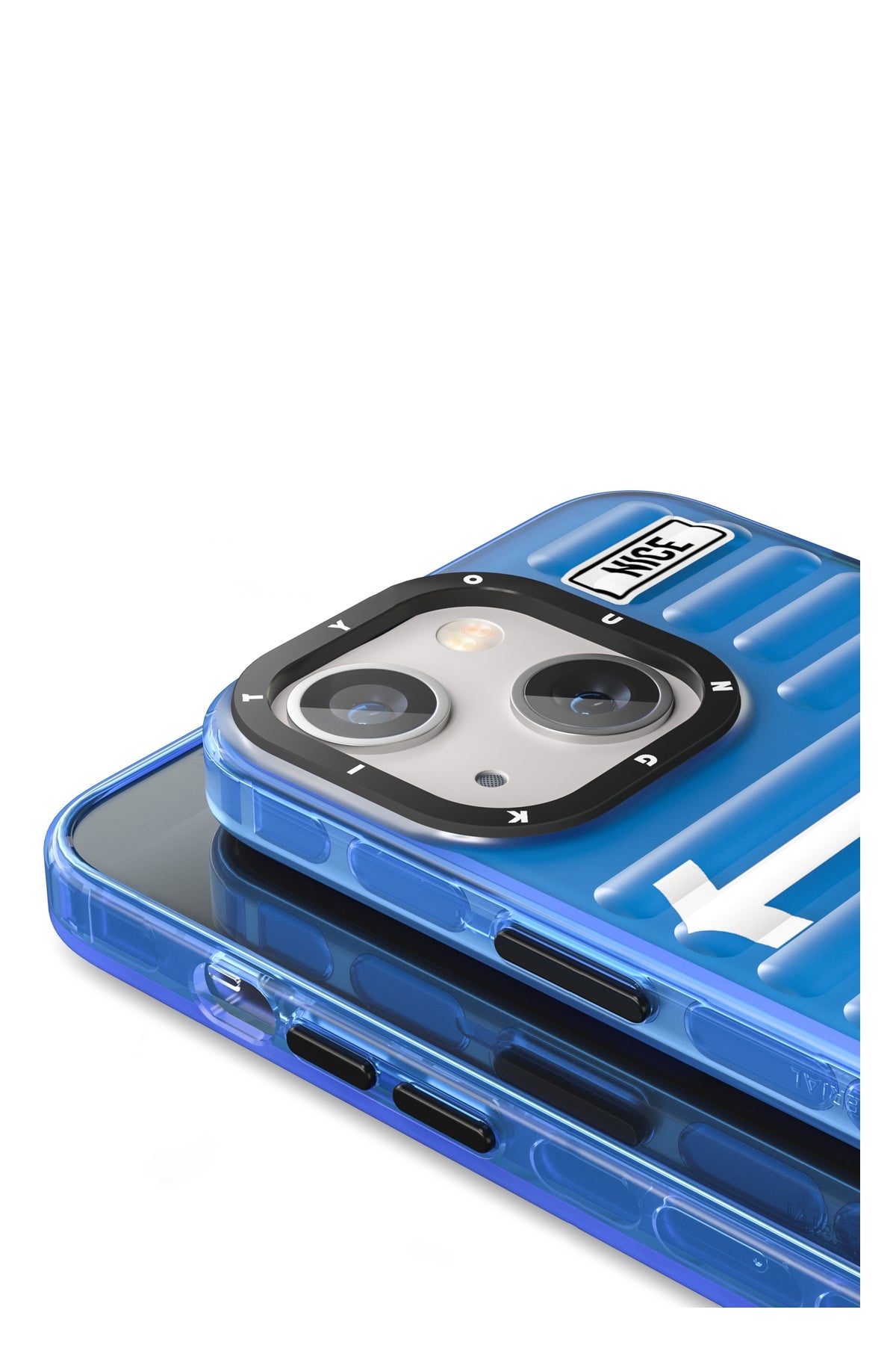 Youngkit Luggage Firefly iPhone 13 Sierra Mavi Kılıf  Youngkit