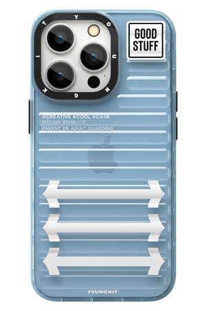 Youngkit Luggage Firefly iPhone 13 Pro Mavi Kılıf