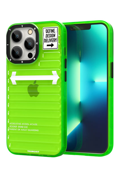 Youngkit Luggage Firefly iPhone 13 Pro Max Yeşil Kılıf