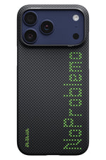 Lumintex No Problemo iPhone 17 Pro Max MagSafe Uyumlu Aramid Fiber Kılıf Pitaka