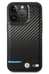Apple iPhone 14 Pro Max uyumlu BMW M Lisanslı Karbon Desenli Kılıf