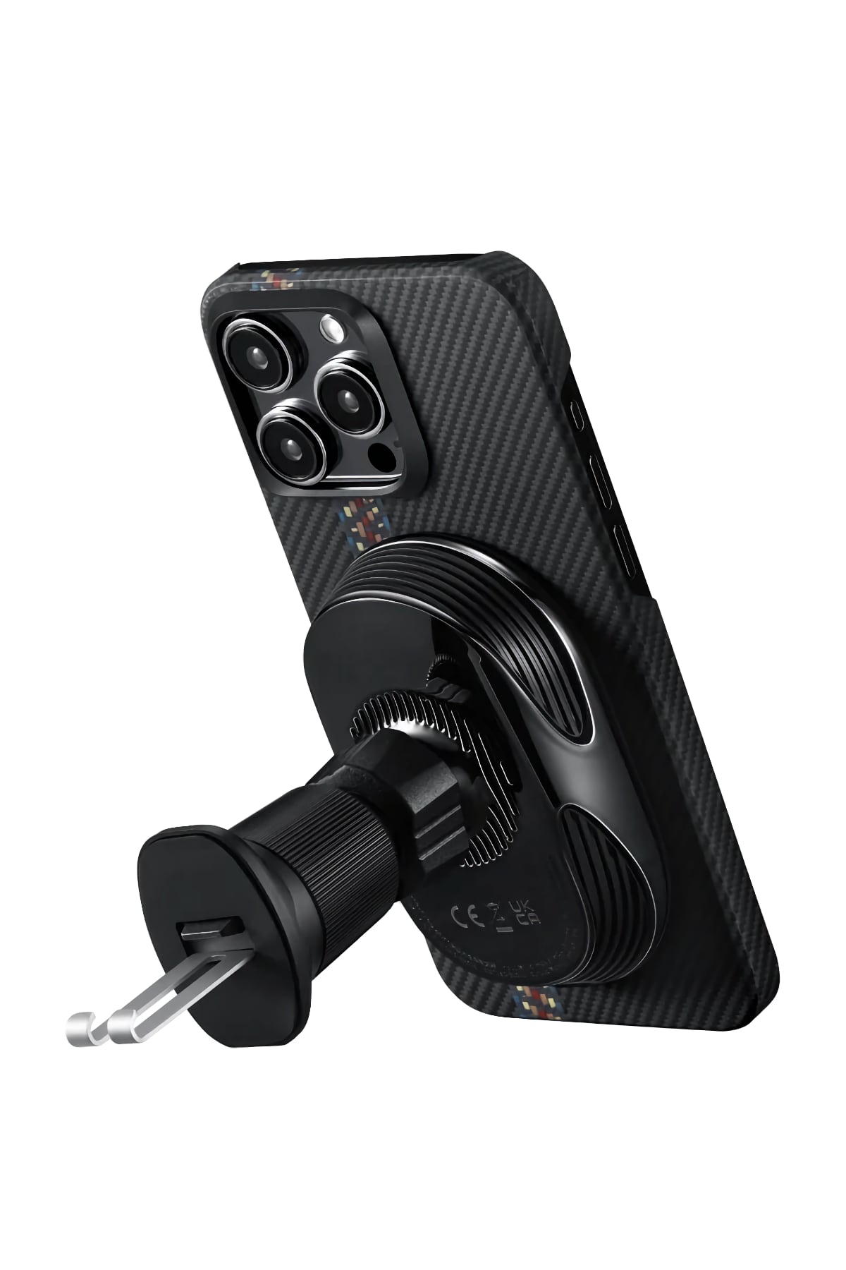 MagEZ Pro 2 Magsafe Şarj Özellikli Qi2 Aramid Fiber Araç Telefon Tutucu Pitaka