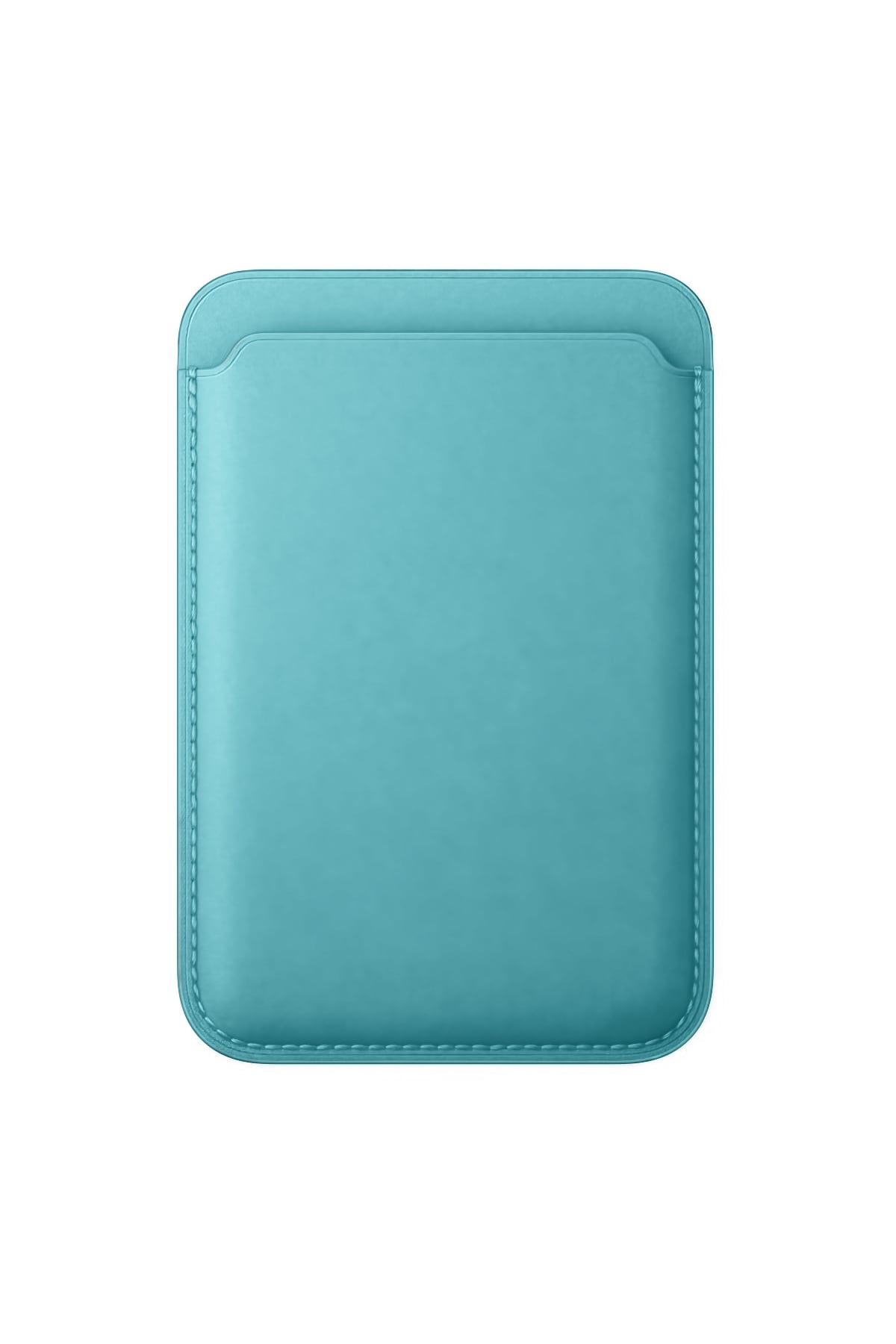 Magsafe Uyumlu Pu Deri Kartlık Aqua Bikordon
