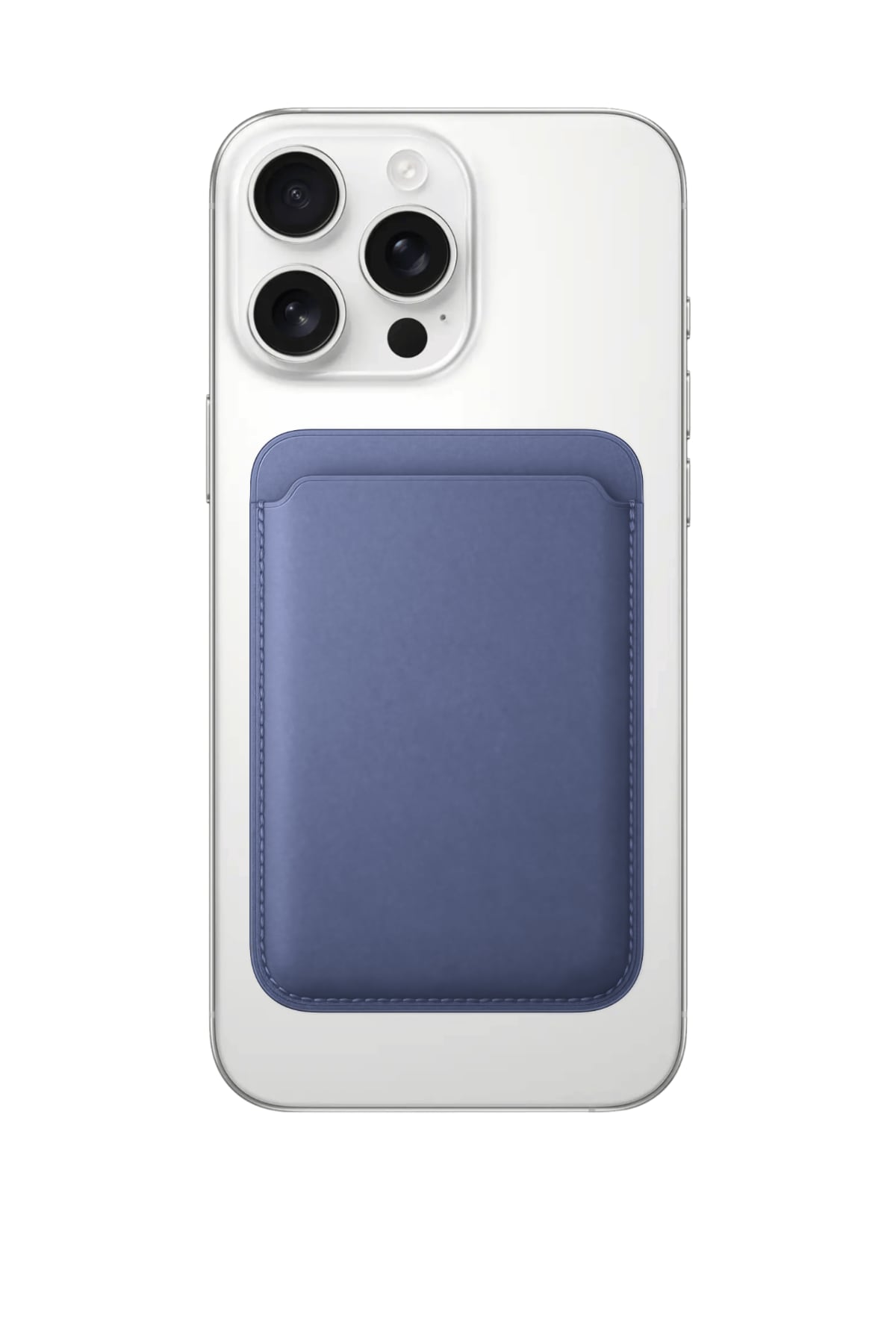 Magsafe Uyumlu Pu Deri Kartlık Lavender Bikordon
