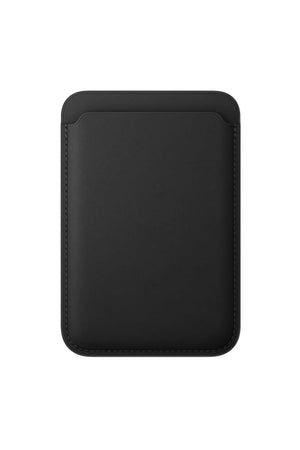Magsafe Uyumlu Pu Deri Kartlık Siyah Bikordon