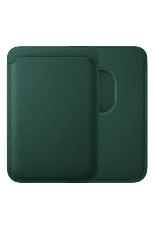 Magsafe Uyumlu Pu Deri Kartlık Teal Bikordon