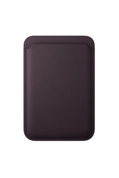 Magsafe Uyumlu Pu Deri Kartlık Violet Bikordon