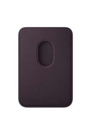 Magsafe Uyumlu Pu Deri Kartlık Violet Bikordon