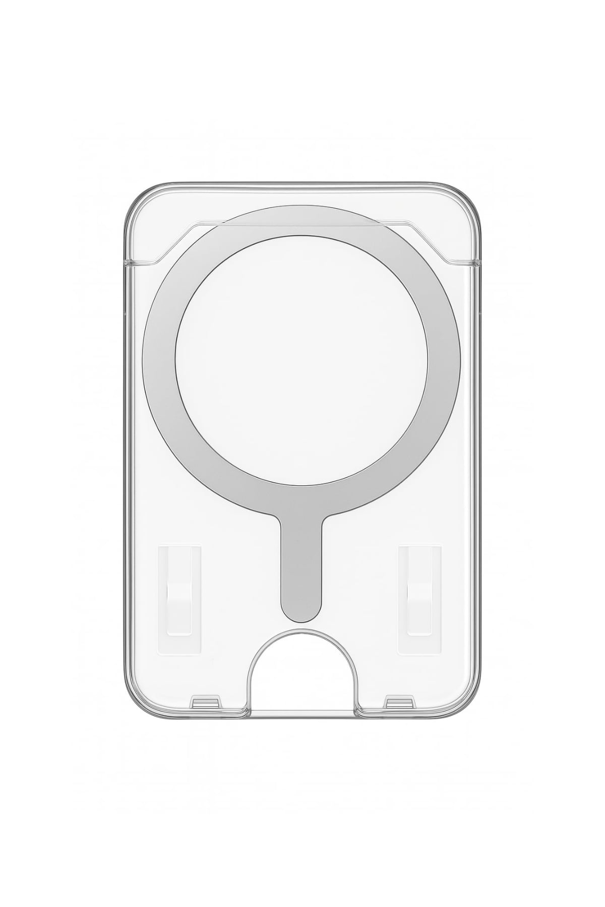Magsafe Uyumlu Şeffaf Manyetik Kartlık Bikordon