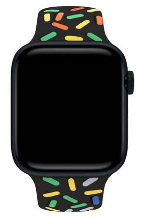 Apple Watch Uyumlu Silikon Spor Kordon Mapel  bikordon