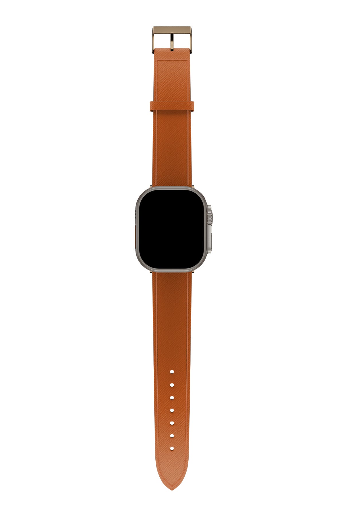 Apple Watch Uyumlu Saffiano Deri Kordon Marmalade  bikordon
