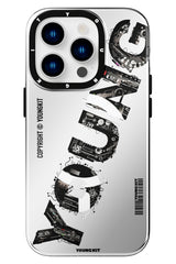 Youngkit Mechanic iPhone 14 Pro Magsafe Gri Kılıf