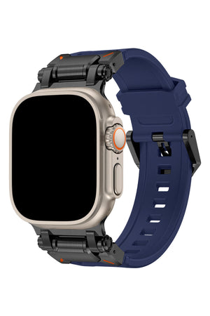 Apple Watch Uyumlu Defense Loop Silikon Kordon Midnav  bikordon