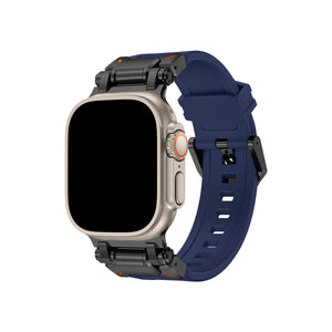 Apple Watch Uyumlu Defense Loop Silikon Kordon Midnav  bikordon