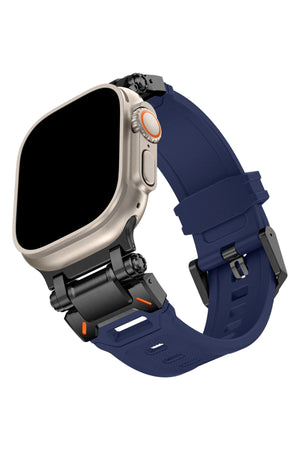 Apple Watch Uyumlu Defense Loop Silikon Kordon Midnav  bikordon
