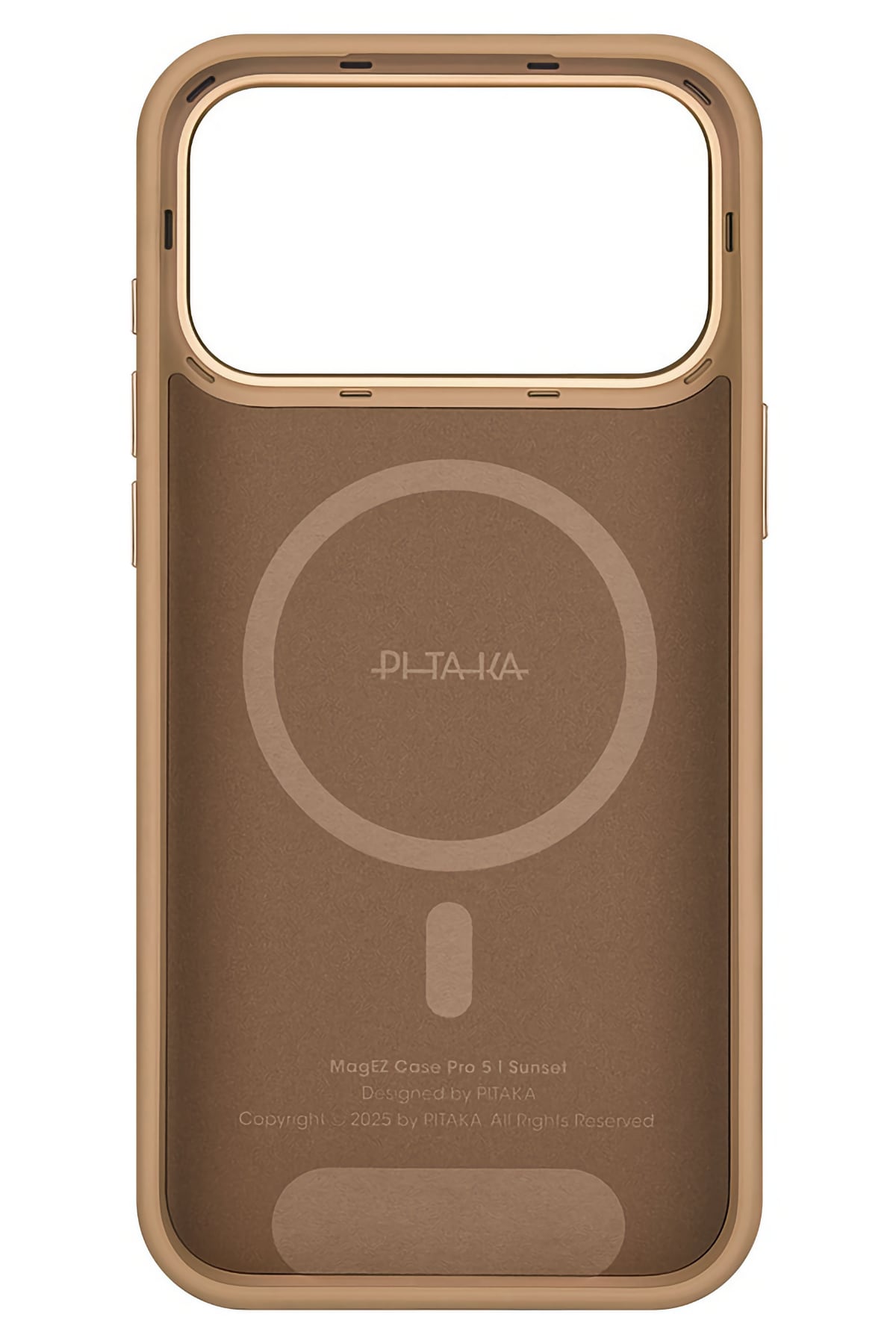 Military-Grade iPhone 17 Pro MagSafe Uyumlu Aramid Fiber Kılıf Sunset Pitaka