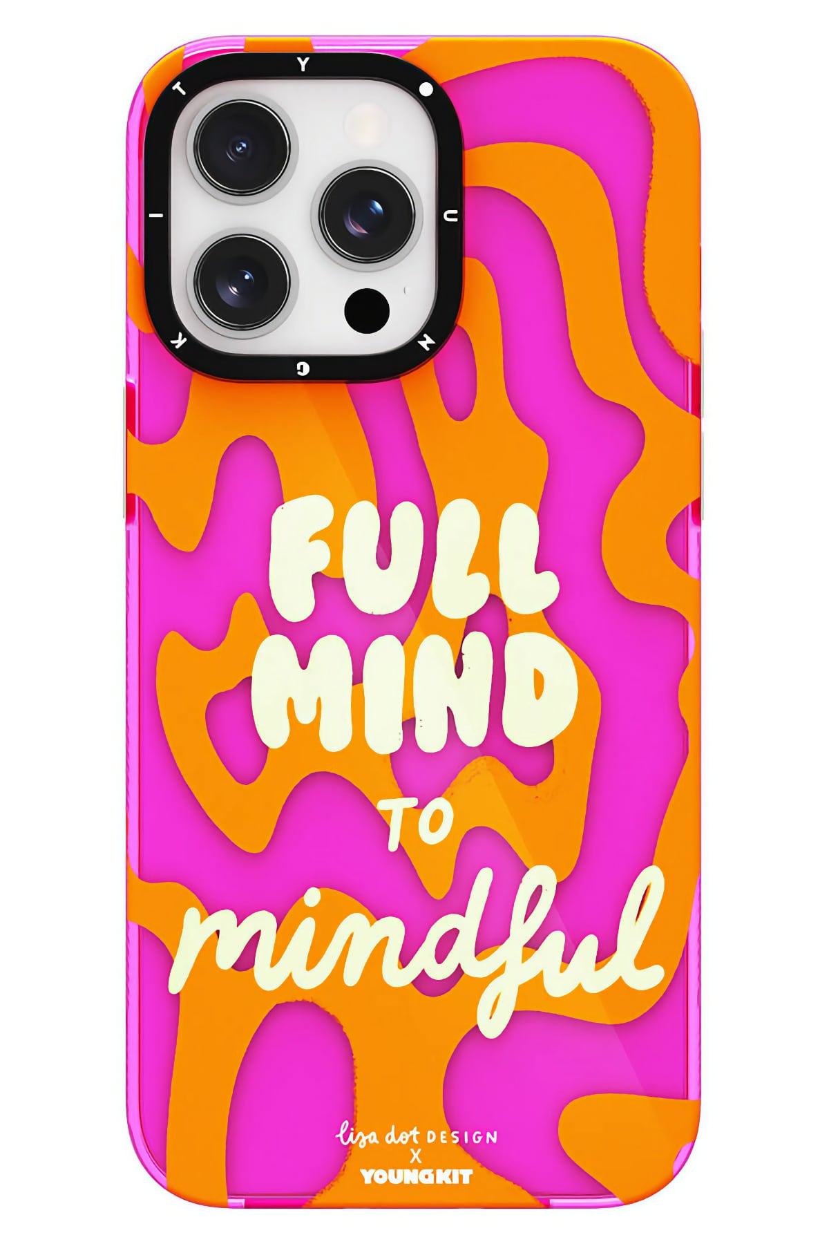 Youngkit Mindfullness iPhone 14 Pro Uyumlu Mor  Youngkit