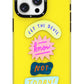 Youngkit Mindfullness iPhone 14 Pro Compatible Yellow 