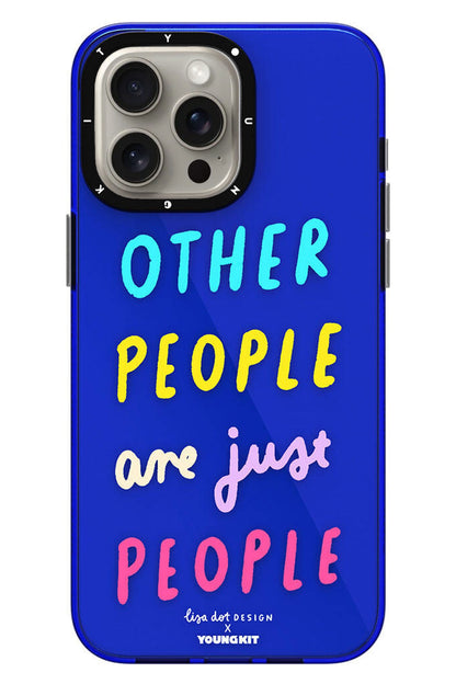 Youngkit Mindfullness iPhone 15 Pro Max Compatible Blue Case 