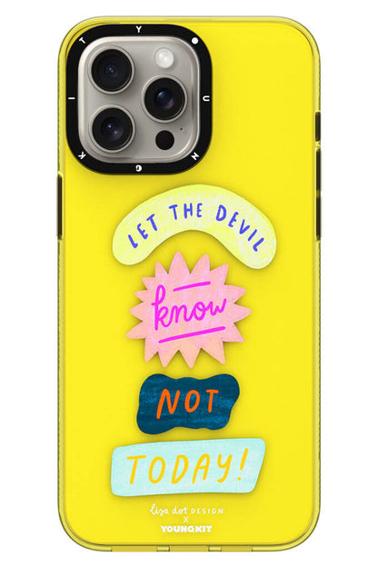 Youngkit Mindfullness iPhone 15 Pro Max Compatible Yellow Case 