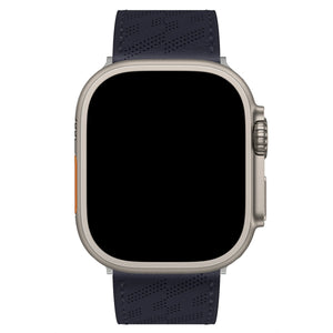 Apple Watch Uyumlu Multi Hole Deri Kordon Mingblau  bikordon