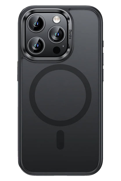 Benks Apple iPhone 15 Pro Magsafe Uyumlu Mist Kılıf Siyah