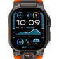 Mohseven Armor Apple Watch Ultra Uyumlu Silikon Siyah Toka Turuncu Kordon Mohseven