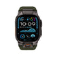 Mohseven Armor Apple Watch Ultra Uyumlu Silikon Siyah Toka Yeşil Kordon Mohseven