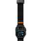 Mohseven Mecha Apple Watch Ultra Uyumlu Hasır Kordon Siyah Mohseven