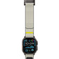 Mohseven Mecha Apple Watch Ultra Uyumlu Hasır Kordon Siyah Bej Mohseven