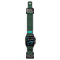 Mohseven Mecha Apple Watch Ultra Uyumlu Hasır Kordon Siyah Yeşil Mohseven