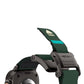 Mohseven Mecha Apple Watch Ultra Uyumlu Hasır Kordon Siyah Yeşil Mohseven