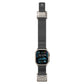 Mohseven Mecha Apple Watch Ultra Uyumlu Hasır Kordon Titanyum Gri Mohseven