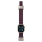 Mohseven Mecha Apple Watch Ultra Uyumlu Hasır Kordon Titanyum Mor Mohseven