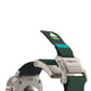 Mohseven Mecha Apple Watch Ultra Uyumlu Hasır Kordon Titanyum Yeşil Mohseven