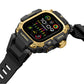 Mohseven Punk Fortress Apple Watch Ultra Uyumlu Silikon Kordon Gold