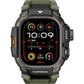 Mohseven Punk Fortress Apple Watch Ultra Uyumlu Silikon Kordon Yeşil