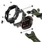 Mohseven Punk Fortress Apple Watch Ultra Uyumlu Silikon Kordon Yeşil