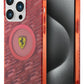 Ferrari iPhone 15 Pro Max Magsafe Uyumlu Multi SF Silikon Kılıf Kırmızı  Ferrari