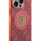 Ferrari iPhone 15 Pro Max Magsafe Uyumlu Multi SF Silikon Kılıf Kırmızı  Ferrari