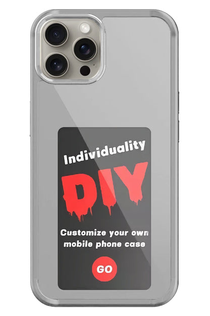 Apple iPhone 15 Pro uyumlu Nfc Resim Yansıtmalı Kılıf Gri  bikordon