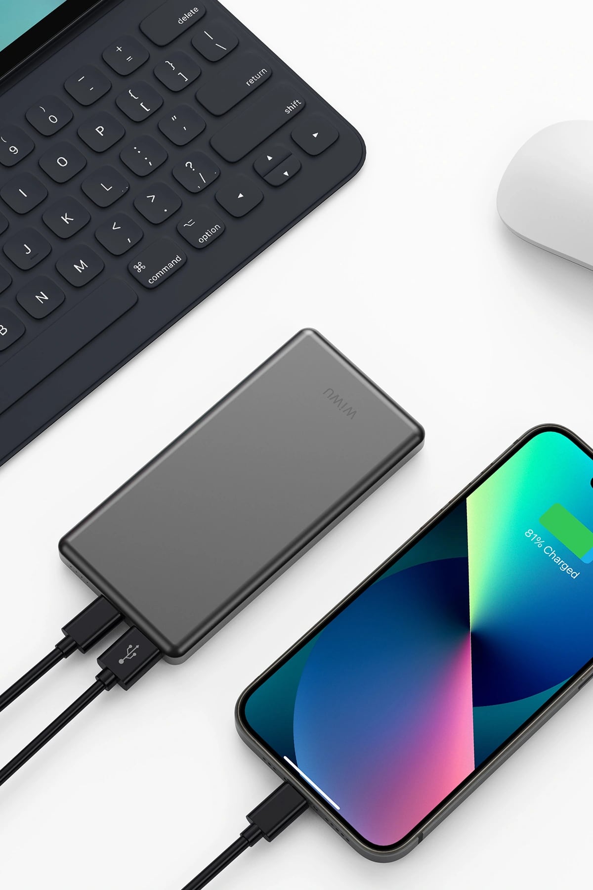 Wiwu P013 Slim Serisi İnce Powerbank 10000mAh 22.5W  Wiwu