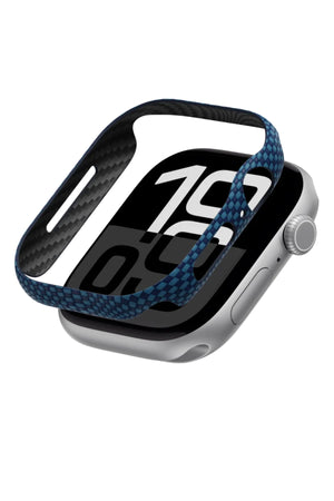 Pitaka 600D Aramid Fiber Apple Watch Kasa Koruyucu Mavi  Pitaka