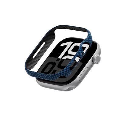 Pitaka 600D Aramid Fiber Apple Watch Kasa Koruyucu Mavi  Pitaka